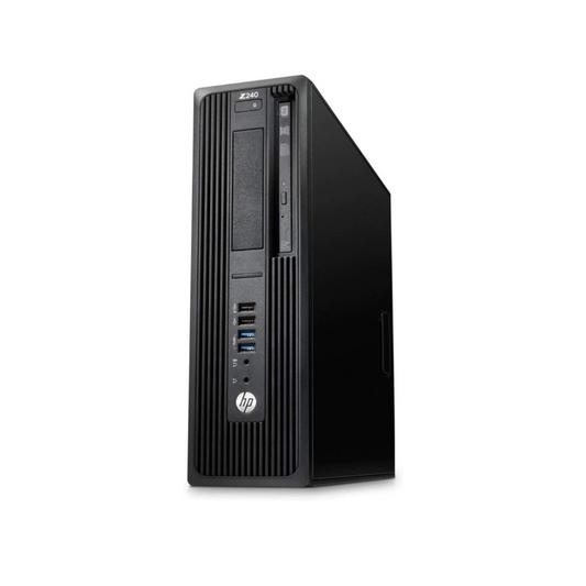 HP Z240 SFF Affordable Budget PC Workstation, Intel i5-6500 up to 3.6GHz, 8GB DDR4, 256GB SSD, Intel HD Graphics 530, 3X DisplayPort, 4K Support, Windows 10 Profesional
